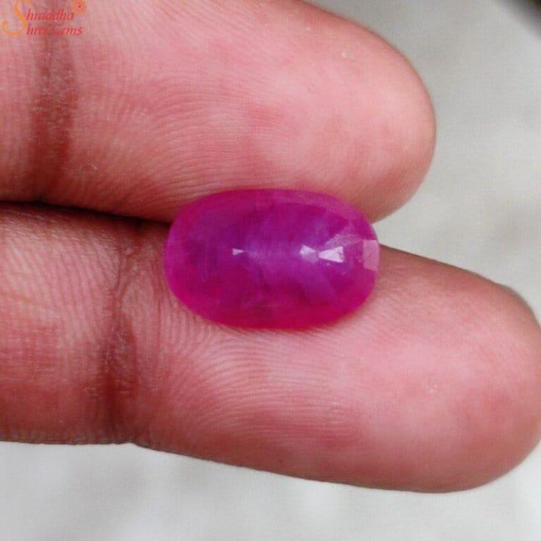 Natural Burma Ruby Gemstone Burmese Manik Stone Shraddha Shree Gems