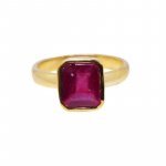 Unheated Ruby Manik Gemstone Ring