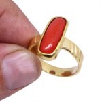 Coral (Moonga) Gemstone Ring - Image 4