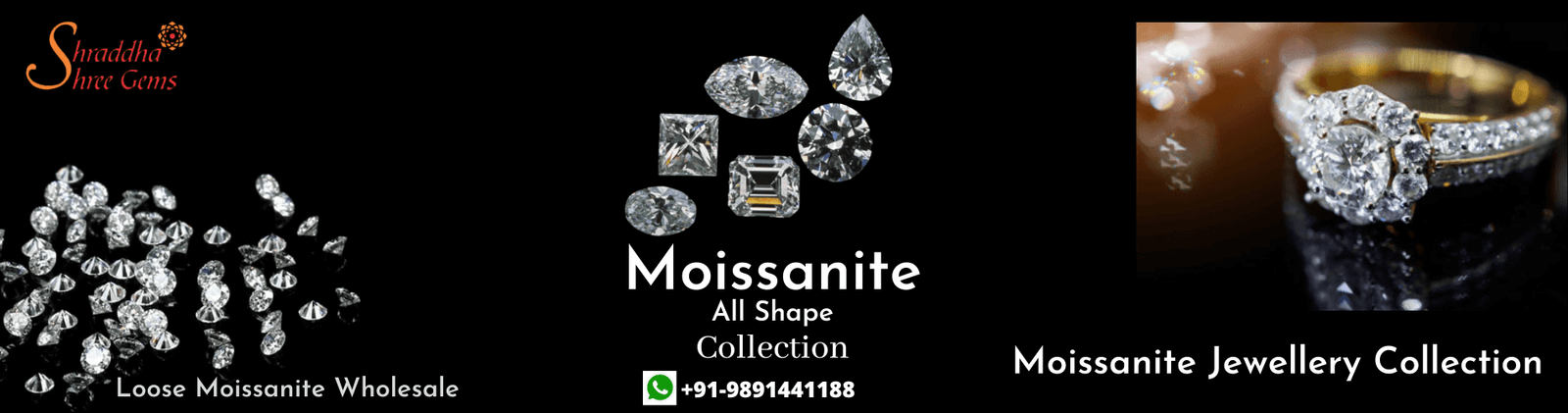 Moissanite Jewellery Collection Banner