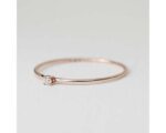 thin moissanite ring