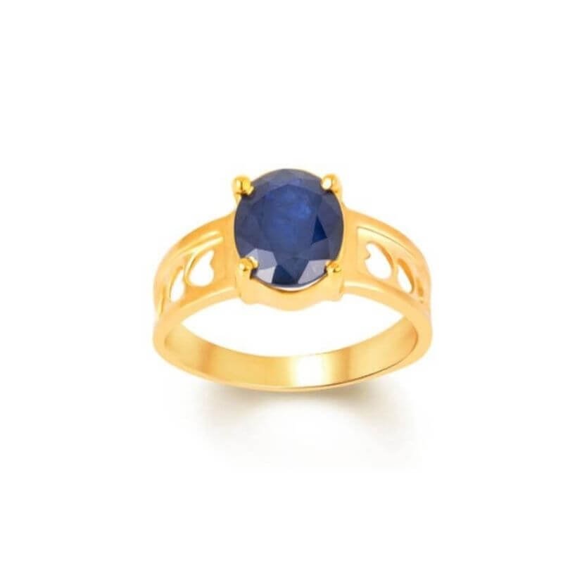 Marquise Shaped Diamond And Sapphire Ring .76 Cttw 14K Gold