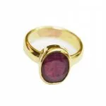 Natural Mozambique Ruby Astrology Ring