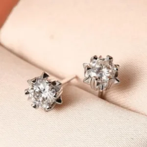 moissanire earring top