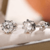 moissanire earring top