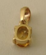 Natural citrine pendant