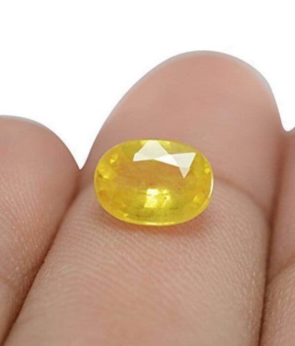 yellow sapphire pendant