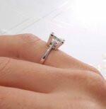 men moissanite diamond ring