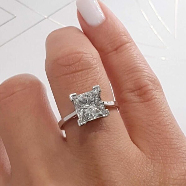men moissanite diamond ring
