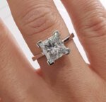 men moissanite diamond ring