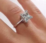 men moissanite diamond ring