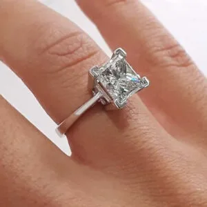 men moissanite diamond ring