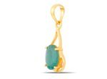 Natural Zambian Green Emerald Pendants