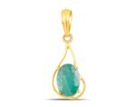 Natural Zambian Green Emerald Pendants