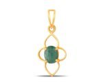 Natural Zambian (Panna) Emerald Pendant