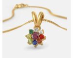 Natural Certified Navratan Pendant