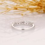 multi added moissanite diamond ring