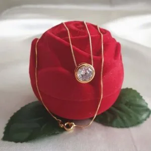 1.20 Carat Solitaire Moissanite Necklace