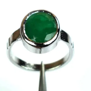 Natural Colombian Emerald Ring
