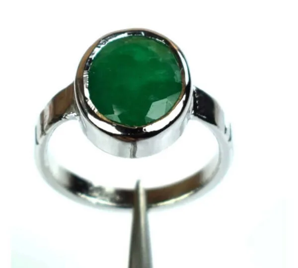 Natural Colombian Emerald Ring