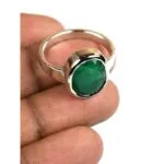 Natural Colombian Emerald Ring