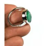 Natural Colombian Emerald Ring