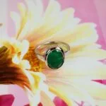 Natural Colombian Emerald Ring