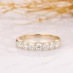 multi added moissanite diamond ring