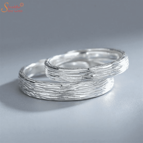 Couple Rings Set| Engraved Couple Ring