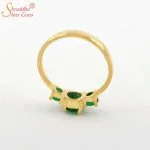 Natural And Certified Emerald (Panna) Gemstone Ring
