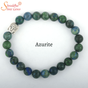 azurite gemstone bracelet
