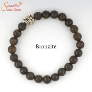 bronzite gemstone bracelet