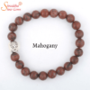 natural mahogany gemstone bracelet
