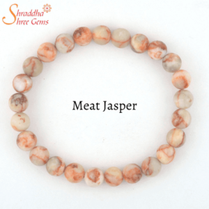 natural meat jasper gemstone bracelet