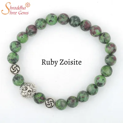 natural zoisite gemstone bracelet