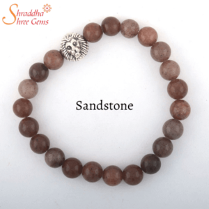 Natural Sandstone Gemstone Bracelet