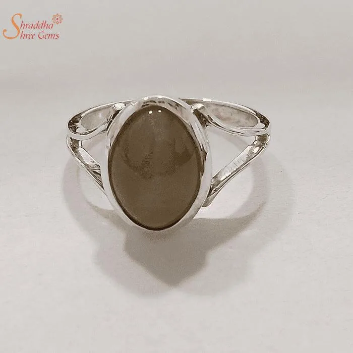 Certified cat's eye gemstone ring, lehsunia gemstone ring