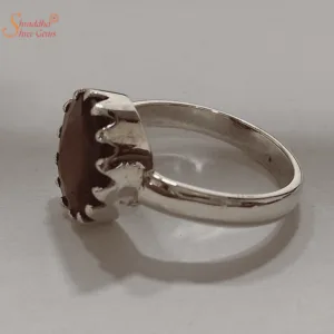 Natural Gomed Ring In Sterling Silver