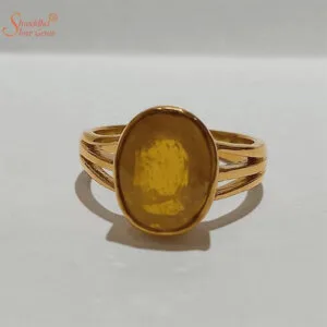 Astrology Yellow Sapphire Ring