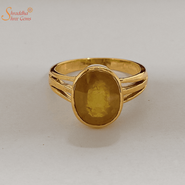 Yellow Sapphire Ring, Pukhraj Ring
