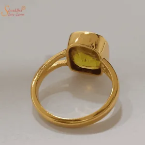 Yellow Sapphire Ring For Astrology