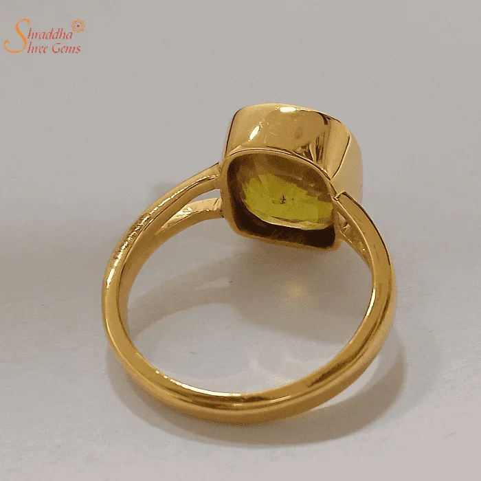 Yellow Sapphire Ring For Astrology