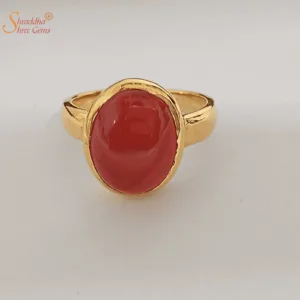 Natural Carnelian Ring