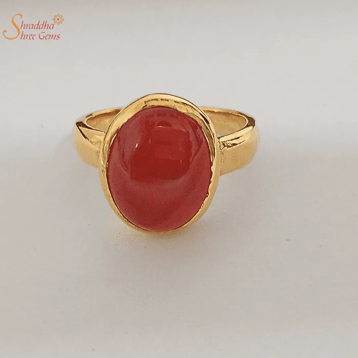 Natural Carnelian Ring