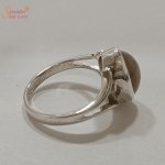 Certified cat's eye gemstone ring, lehsunia gemstone ring
