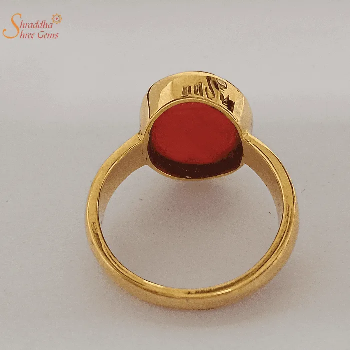 Natural Carnelian Ring