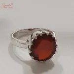 Natural Gomed Ring In Sterling Silver