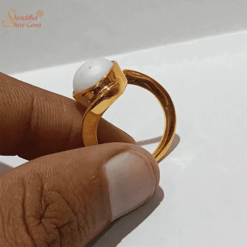 Natural Pearl Ring For Men And Women