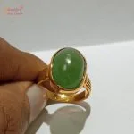 Natural Moldavite Gemstone Ring