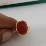 Natural Carnelian Ring